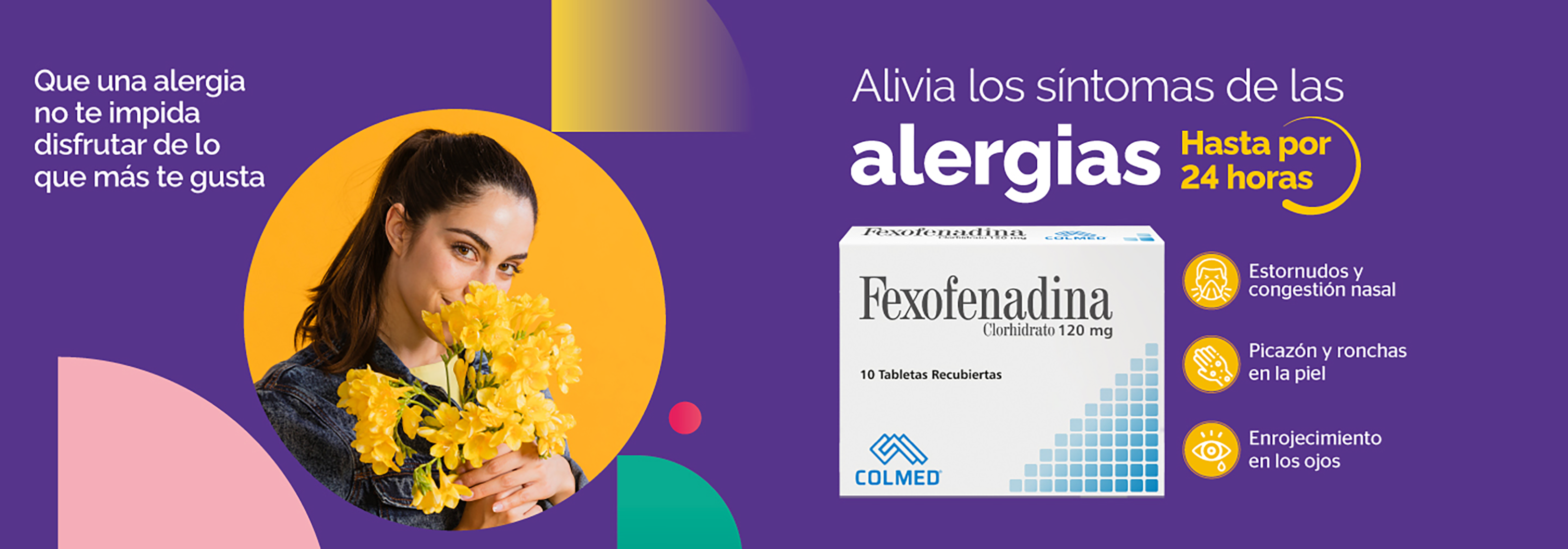 Alivia los sintomas de las alergias