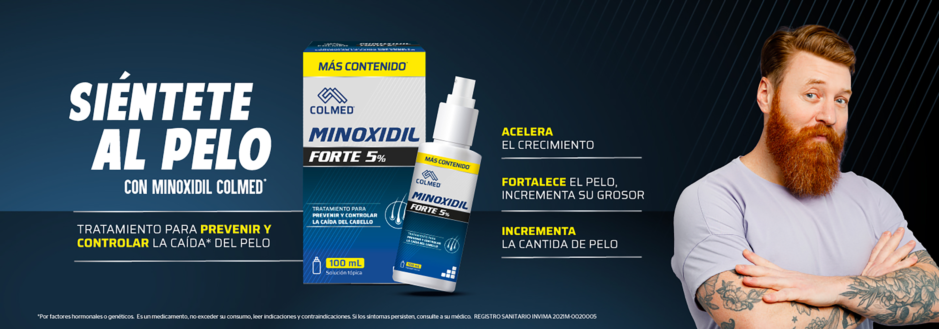 Minoxidil forte colmed 5%